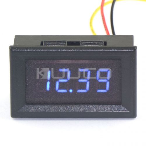 0.36&#034; 4-digit voltage dc 0-33v volt panel meter guage blue led tester gauges 30v for sale