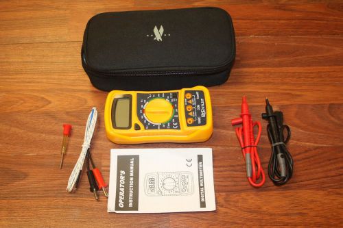 UTL33T Digital MultiMeter H26-073 600 Volt Ac/dc 10A Dc Temperature Capabilility