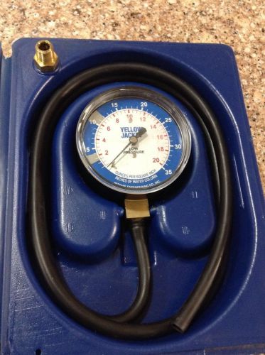 Yellow Jacket 78060 Gas Pressure Test Kit 0-35&#034; W.C.