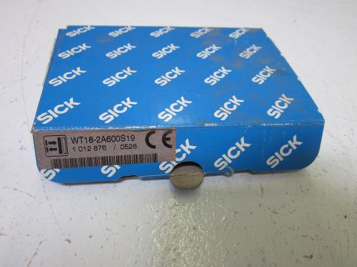 SICK WT18-2A600S19 PROXIMITY SENSOR 10-30VDC *NEW IN A BOX*