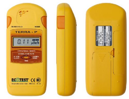 Geiger Counter RADIATION DETECTOR DOSIMETER TERRA-P - ENGLISH VERSION