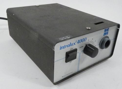 Volpi Intralux 4000 Halogen Bulb Fiber Optic Illuminator  - NEEDS BULB