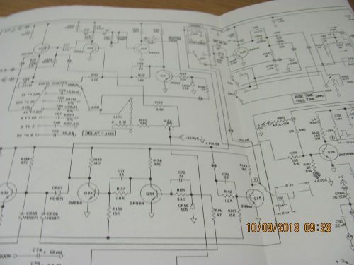 CHRONETICS MANUAL PG-2: Pulse Generator SN#446 - Instruction w/schematic # 18854