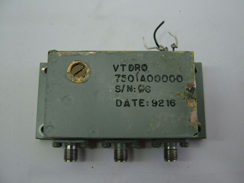 VT DRO RF SOURCE 11.2GHz TO 11.220GHz 20dBm 7501A00000