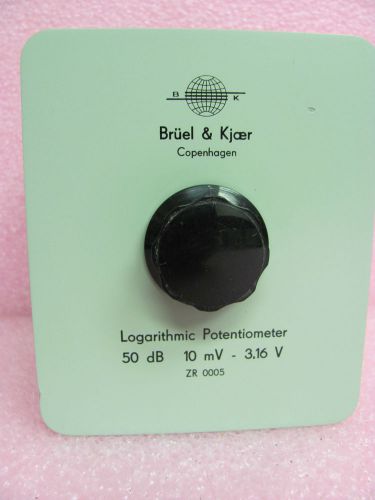 BRUEL &amp; KJAER ZR 0005 LOGARITHMIC POTENTIOMETER