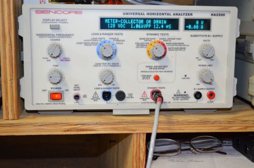 Sencore HA2500 Universal Horizontal Analyzer with Operations Manual &amp; Schematics