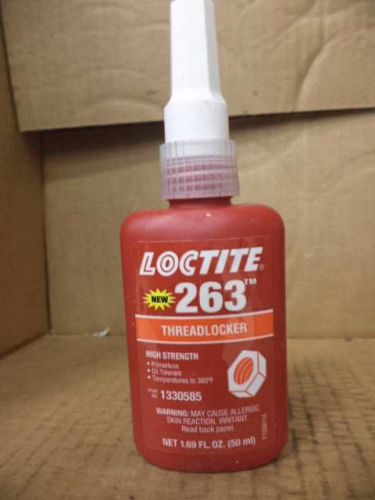 5-1.69 OZ LOCTITE THREAD LOCKER 263  PART NUMBER 1330585 NEW OLD STOCK