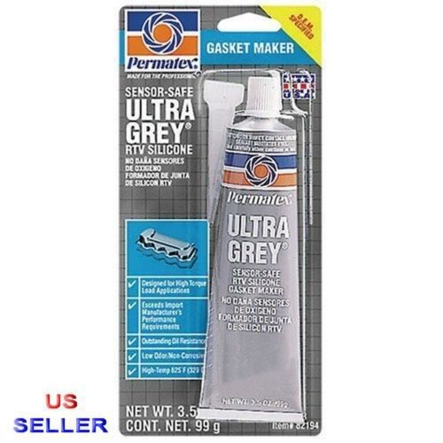 12 tubes Permatex Ultra Grey RTV Gasket Maker 3.5 oz. Tubes