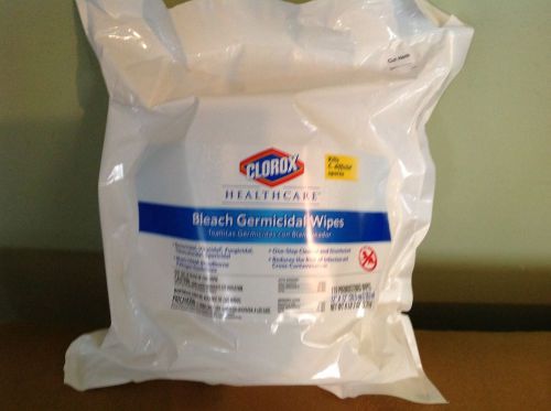 Clorox HealthCare ~ Bleach Germicidal Wipes ~ 110 Premoistened ~ 12&#034; x 12&#034;