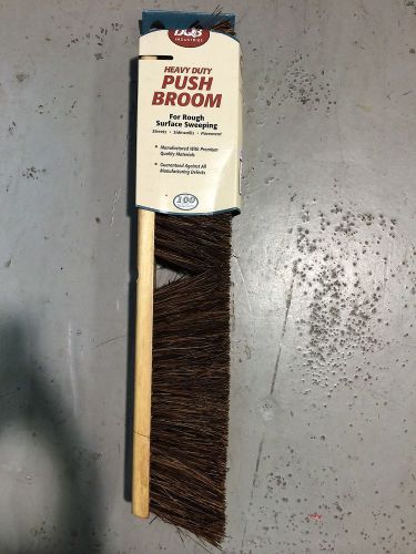 24&#034; HEAVY DUTY PUSH BROOM HORSEHAIR DBQ INDUSTRIES #10603 (E003)