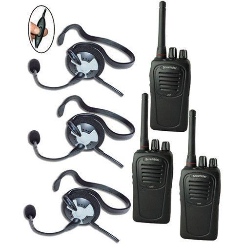 SC-1000 Radio  Eartec 3-User Two-Way Radio System Fusion Inline PTT FNSC3000IL