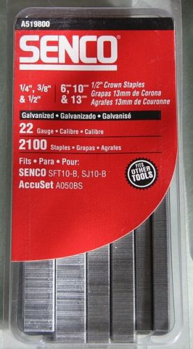 Senco 1/2&#034; Crown Staples 1/4 to 1/2&#034; SJS/SJ10 - A519800