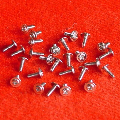 &gt; 100pcs PWM1.4 x 5mm Machine Thread Cross Head Screw Fe