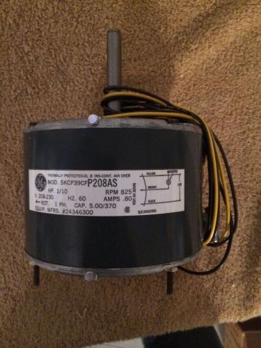 G.E. Fan Motor 5KCP39CFP208AS  1/10 HP  208/230V 825 RPM  HVAC