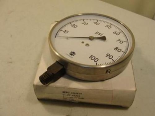 34662 New In box, US Gauge P5105K Pressure Gauge, 1/4&#034; NPT, 0-100PSI