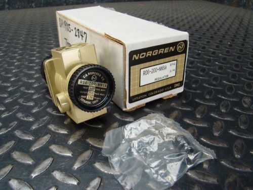 Norgren R08-200-NNSA Regulator 1/4&#034; 300 PSI / 250 PSI - NIB