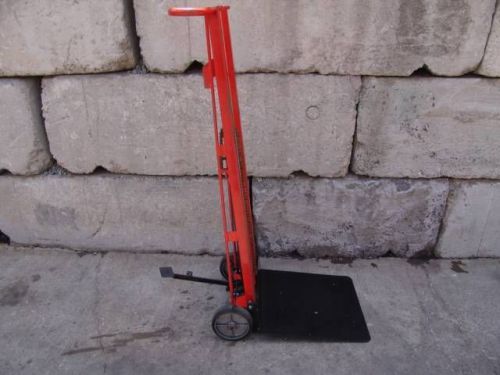 WESCO DPL-54-2222 4 WHEELED HYDRAULIC PEDAL LIFT HANDTRUCK