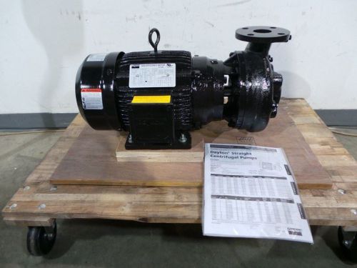 Dayton 5 HP 3 Phase Cast Iron Straight Centrifugal Pump