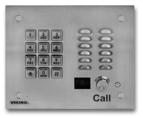 NEW Viking VIKI-VKK17053 Stainless Steel Keypad and Color Camera