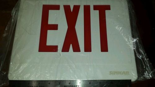 Simkar Lighting Emergency Exit Sign Cover Face Plate Snap In ...