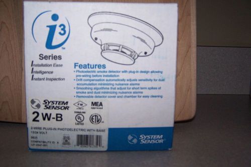 System Sensor Smoke Detector - Model 2WB