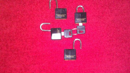 5 Master padlocks