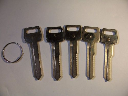 1 SET  FORD  10 PIN  DEPTH  KEYS  1-5    H 6O