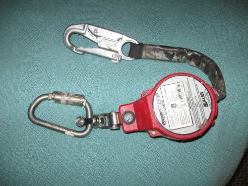 Miller - minilite - fall limiter - 11 foot - fl11 - 3/11ft - carabiner &amp; swivel for sale