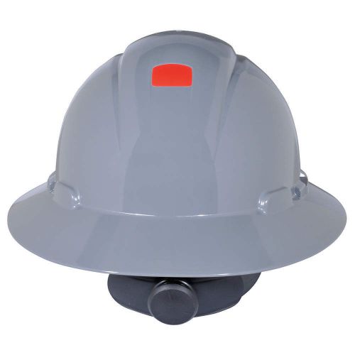 Hard Hat, Full Brim, 4pt. Ratchet, Gray H-808R-UV