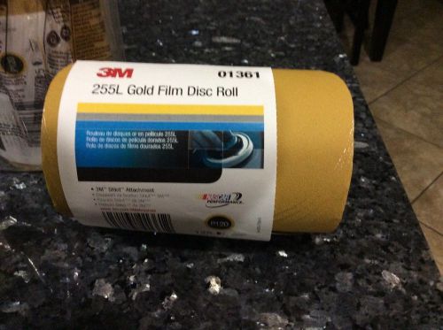 255l gold film disc roll D F 01361 6&#034;  152mm diameter P120 125ct