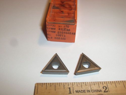 CARBOLOY TPMM-431-E46 CARBIDE INSERTS (10 PCS)