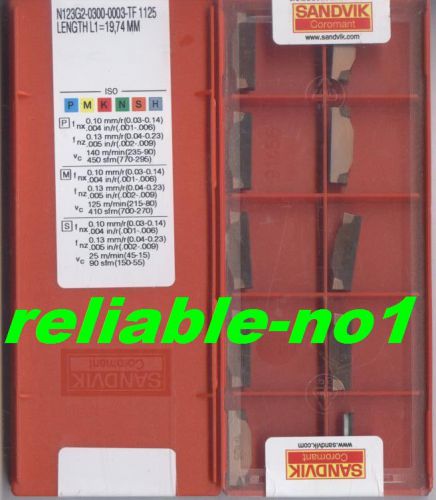 10pcs*LOT OF* FREE  SHIPPING * SANDVIK   N123G2-0300-0003-TF     1125     10pcs