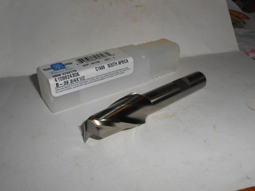 Putnam  #94193  B-39  3/4&#034;  x 1/2&#034; Shank  2 Flute Single End HSS Endmill