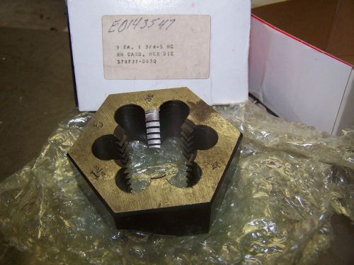 NEW CLEVELAND HEX BOLT DIE SIZE  1-3/4 5 NC RH 578737-063Q