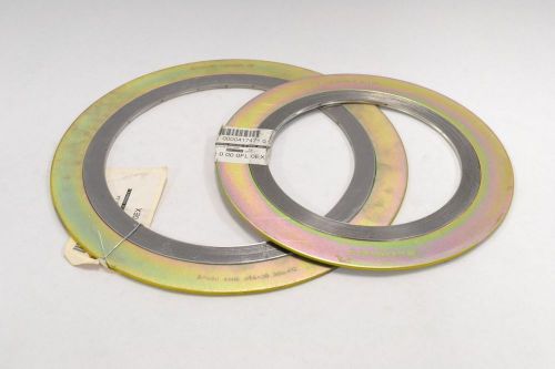 LOT 2 NEW GARLOCK 600 ASME B16.20 FLEX SEAL SPIRAL WOUND 8IN 6IN GASKET B328866