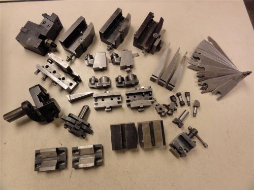 Assorted Lathe Tools, Hardinge, Brown Sharpe, Somma, Holders, Blocks, Turning