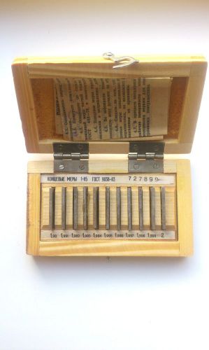 Gauge Block N5 11 pcs. 1 grade HSS