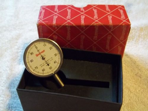 Starrett universal dial indicator, inch, back plunger  #196 for sale