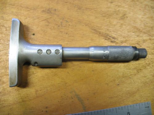 VINTAGE J. T. SLOCOMB 0-1&#034; &#034;digital&#034; SPEEDMIKE DEPTH MICROMETER