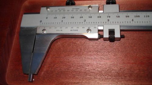 STARRETT 123EMZ-24 MASTER VERNIER CALIPER 24&#034;/600MM