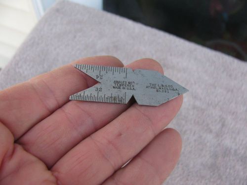 Starrett 391 60 degree center gage machinist tool tools