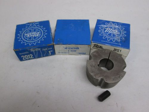 LOT 3 NEW MARTIN 2012 1 TAPER BUSHING 1IN D290496