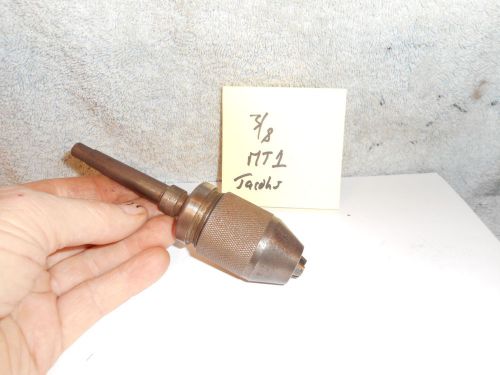 Machinists 12/27A  BUY NOW  Rare !!! ATLAS 0-3/8 kEYLESS DRILL CHUCK MT1 sTEM