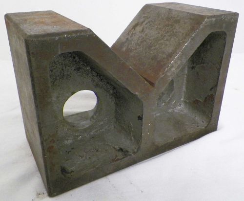 HEAVY DUTY 4-1/2&#034; CAPACITY MACHINISTS V BLOCK 8&#034; x 4&#034; x 5-3/4&#034;