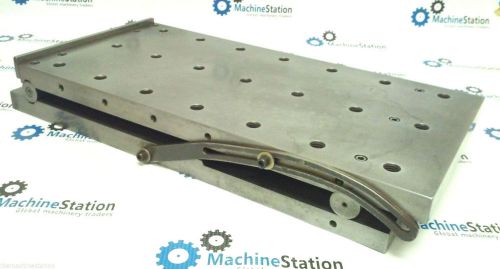 CLEAN!! PRECISION SINE PLATE 18&#034; X 9&#034; CNC MACHINIST FIXTURING BORING GRINDING