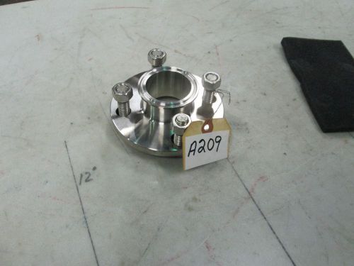 Sanitary S/S Flange Adapter #C-279 1.5&#034; 150# F/F Flg X 2&#034; Sanitary Flange (NEW)