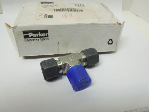 Parker cpi 8-8-8-sbz-ss 1/2 tube x 1/2 npt branch tee 316ss   &lt;888sbz for sale