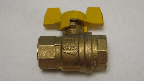 NEW RUB CW617N S95 THREADED BRASS BALL VALVE 3/4&#034; 600CWP PN40 DN20