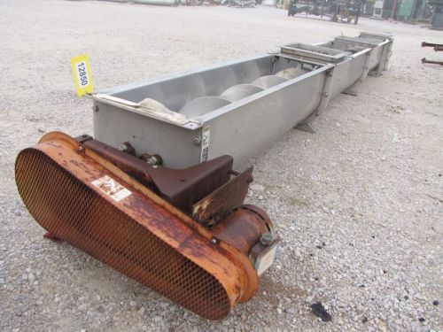 USED 15&#034;? X 20&#039; LONG THOMAS CONVEYOR - STAINLESS STEEL