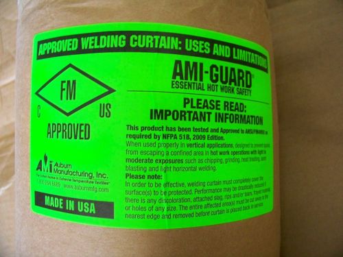 Roll Ami-Guard Welding Curtain 60&#034; x 140&#039; New